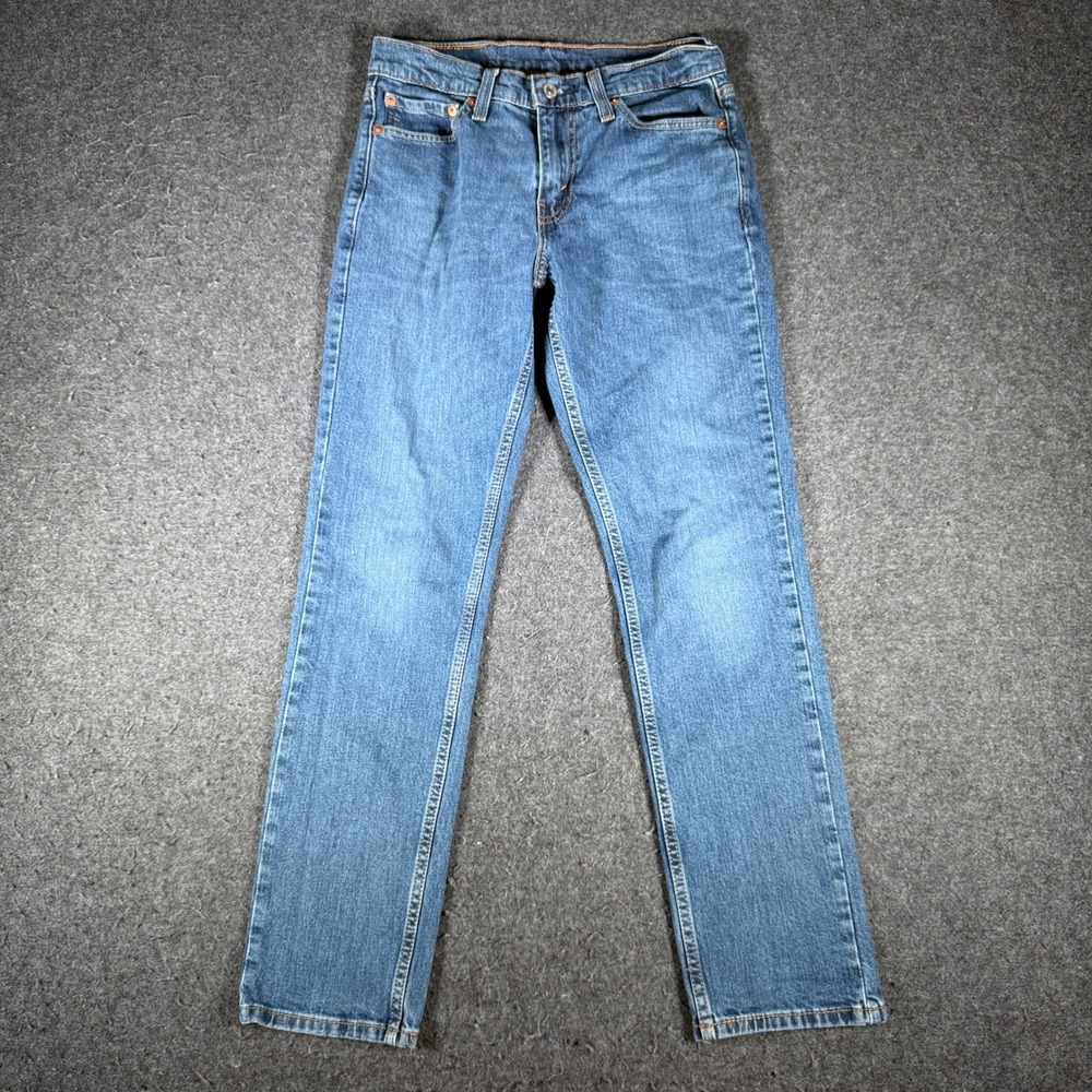 Levis 511 Slim Fit Jeans Mens 29x30 Medium Wash Blue Denim 04511-1163